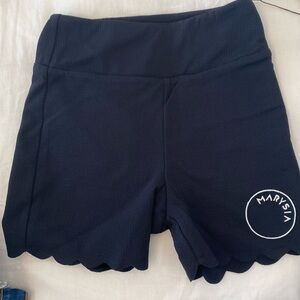 Marysia scalloped sport shorts
